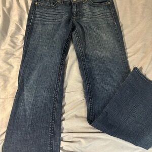 Refuge Dark Blue Boot Cut Jeans